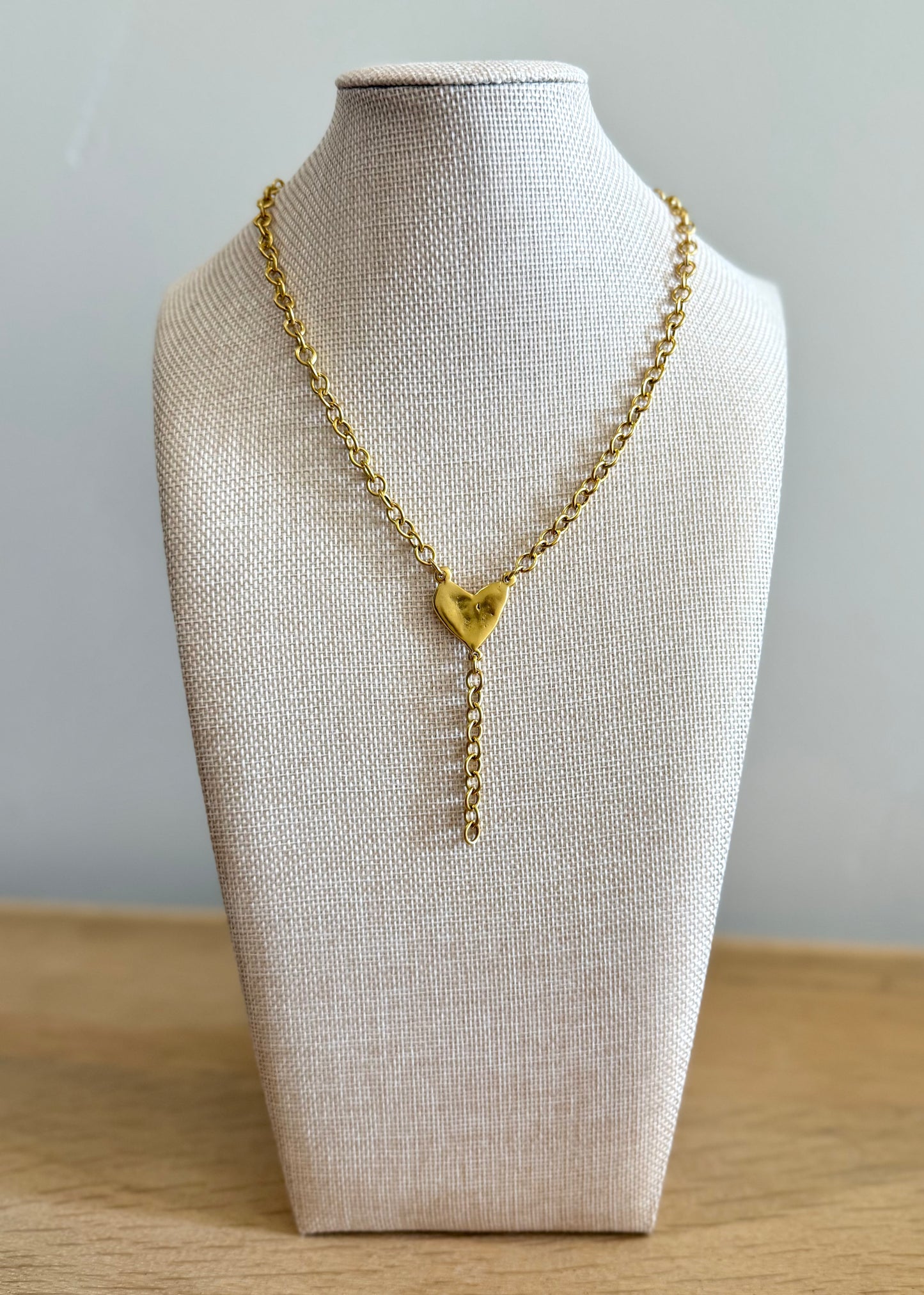 Heartstring Lariat Necklace