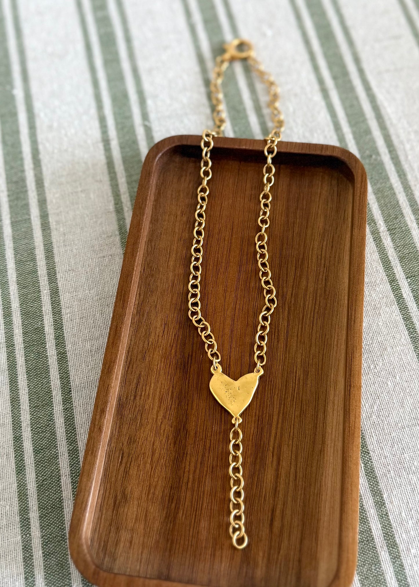 Heartstring Lariat Necklace