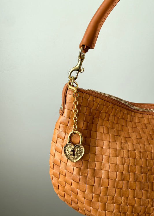 Heart Locket Bag Charm