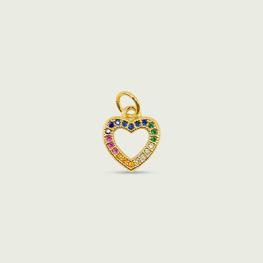 Jewel Heart Charm