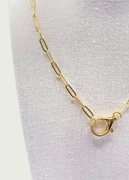 Paperclip Charm Necklace