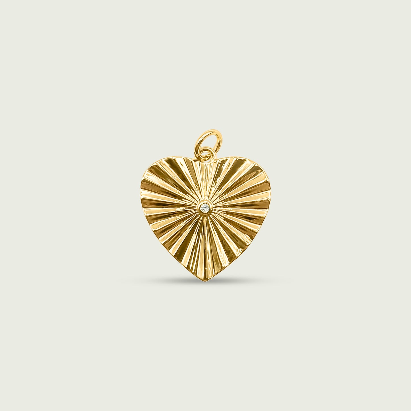 Stud Heart Charm