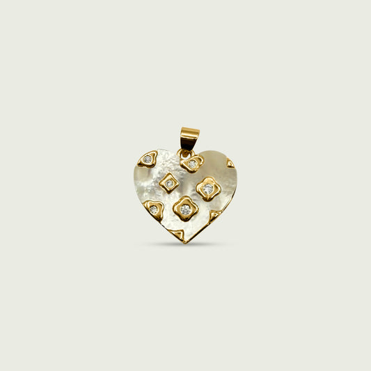 Textured Heart Charm